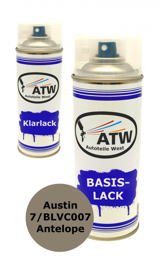 Autolack für Austin 7/BLVC007 Antelope +400ml Klarlack Set